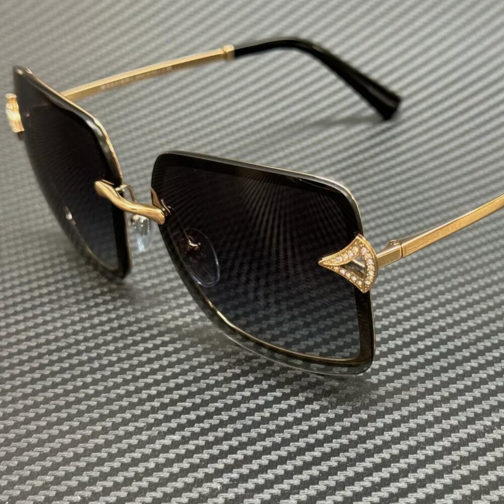 Women's Gold BVLGARI Sunglasses New